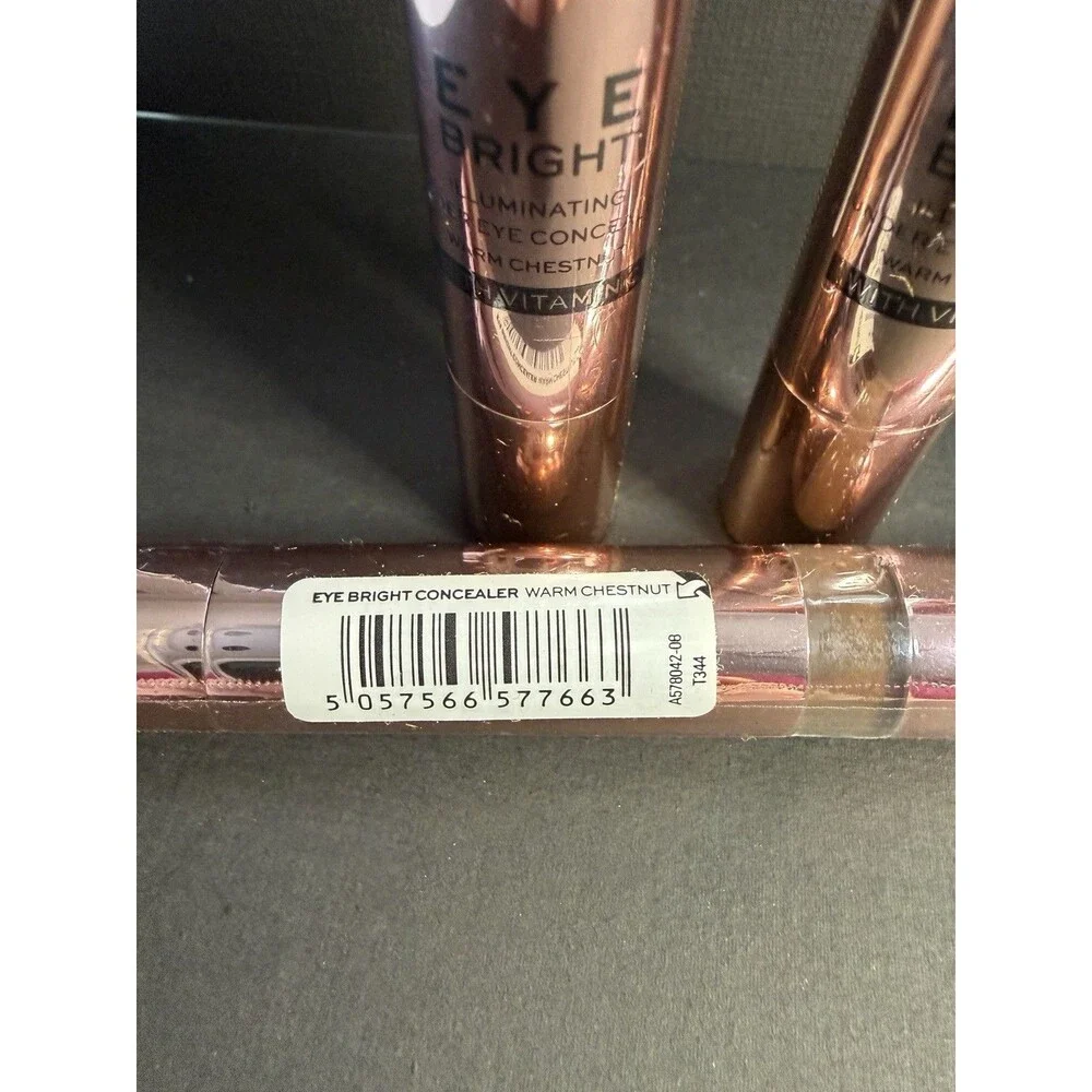 3‑Pack Revolution Eye Bright Concealer – Warm Chestnut Vitamin C